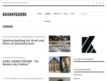 Tablet Screenshot of events.kavantgar.de